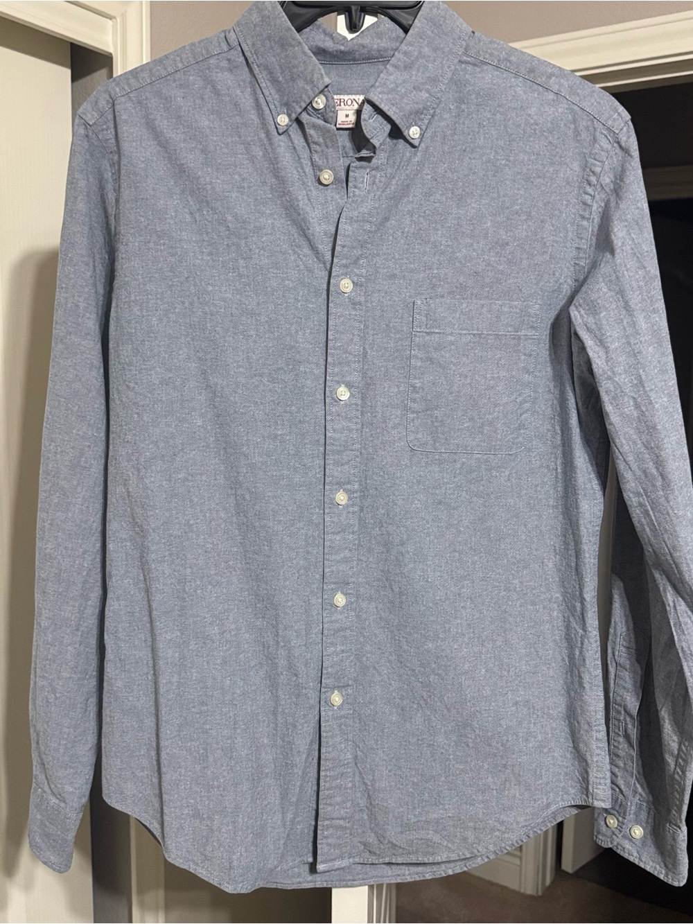Merona Light Blue Button-Down Casual Oxford Shirt